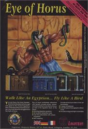 Advert for Eye of Horus on the Commodore 64.