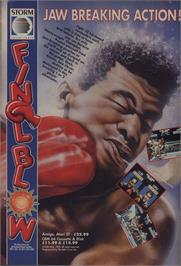 Advert for Final Blow on the FM Towns Marty.