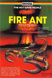 Advert for Fire Ant on the Commodore Plus 4.