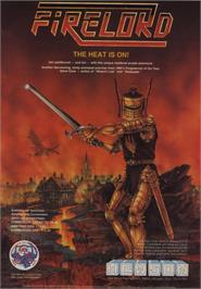 Advert for Firelord on the Commodore 64.