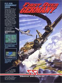 Advert for First Over Germany on the Commodore 64.