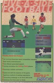 Advert for Five A Side on the Commodore 64.