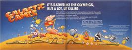 Advert for Galactic Games on the Commodore 64.