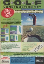 Advert for Golf Construction Set on the Commodore 64.