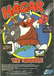 Advert for Hagar The Horrible on the Commodore Amiga.