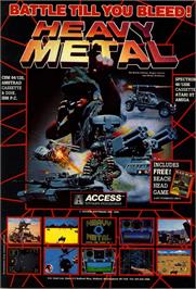 Advert for Heavy Metal on the Commodore Amiga.