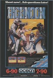 Advert for Highnoon on the Commodore 64.
