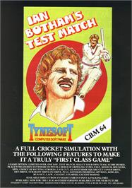 Advert for Ian Botham's Test Match on the Commodore 64.