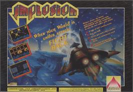 Advert for Implosion on the Commodore 64.