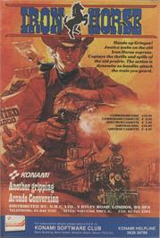 Advert for Iron Horse on the Commodore 64.
