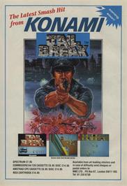 Advert for Jail Break on the Commodore Amiga.