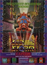 Advert for L.E.D. Storm on the Commodore 64.