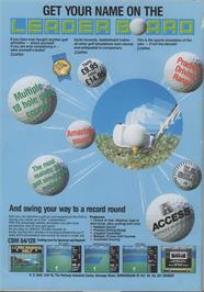 Advert for Leader Board on the Atari 8-bit.