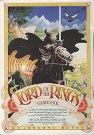 Advert for Lord Of The Rings on the Commodore 64.