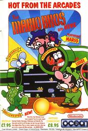 Advert for Mario Bros. (Ocean) on the Commodore 64.