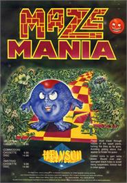 Advert for Maze-Mania (Compute!) on the Commodore 64.