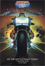 Advert for Mean Streak on the Commodore 64.