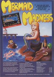 Advert for Mermaid Madness on the Commodore 64.