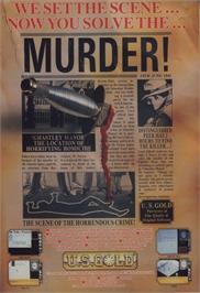 Advert for Murder (Rabbit Software) on the Commodore 64.