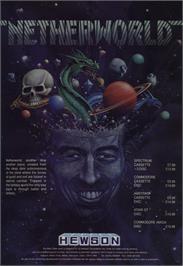 Advert for Netherworld on the Commodore Amiga.