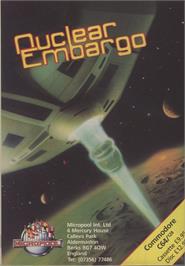 Advert for Nuclear Embargo on the Commodore 64.