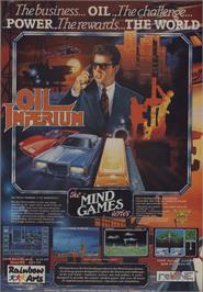 Advert for Oil Imperium on the Commodore 64.