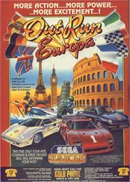 Advert for OutRun Europa on the Commodore 64.