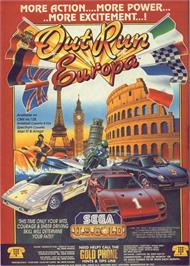 Advert for OutRun Europa on the Commodore 64.