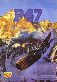 Advert for P-47 Thunderbolt: The Freedom Fighter on the Commodore 64.