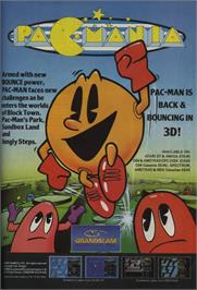 Advert for Pac-Mania on the Commodore 64.