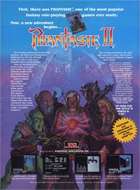 Advert for Phantasie 2 on the Commodore 64.