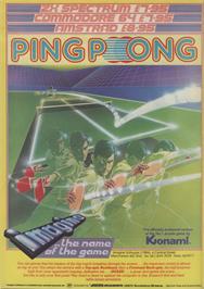 Advert for Ping Pong (Robtek Ltd.) on the Commodore 64.