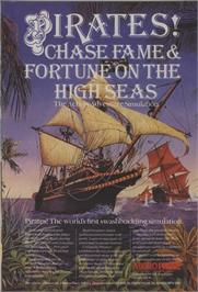 Advert for Pirates! on the Commodore 64.
