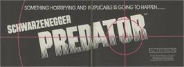 Advert for Predator on the Commodore 64.