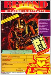 Advert for Psi Warrior on the Commodore 64.