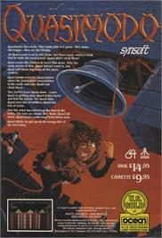 Advert for Quasimodo on the Commodore 64.
