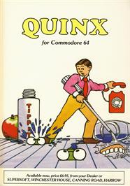 Advert for Quinx on the Commodore 64.