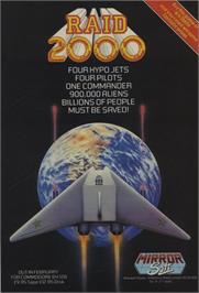 Advert for Raid 2000 on the Commodore 64.