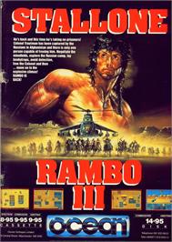 Advert for Rambo - First Blood Part 2 on the Commodore 64.