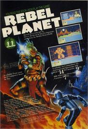 Advert for Rebel Planet on the Acorn BBC Micro.