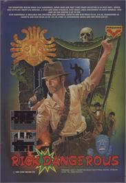 Advert for Rick Dangerous on the MSX 2.