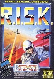 Advert for Risk (Virgin Games / Leisure Genius) on the Commodore 64.
