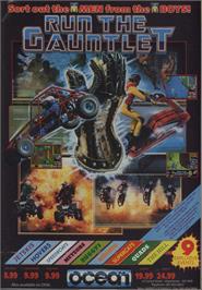 Advert for Run the Gauntlet on the Commodore 64.