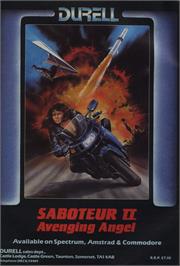 Advert for Saboteur 2 on the Microsoft DOS.