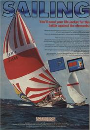 Advert for Sailing on the Commodore 64.