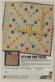 Advert for Scrabble on the PopCap.