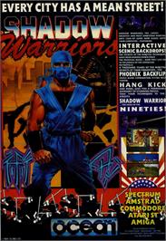 Advert for Shadow Warriors on the Commodore 64.