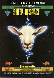Advert for Sheep In Space on the Commodore 64.
