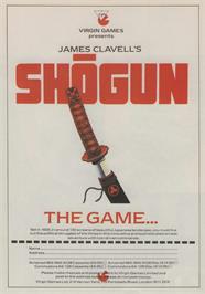 Advert for Shogun (ComputerMat) on the Commodore 64.