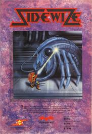 Advert for Sidewize on the Commodore 64.